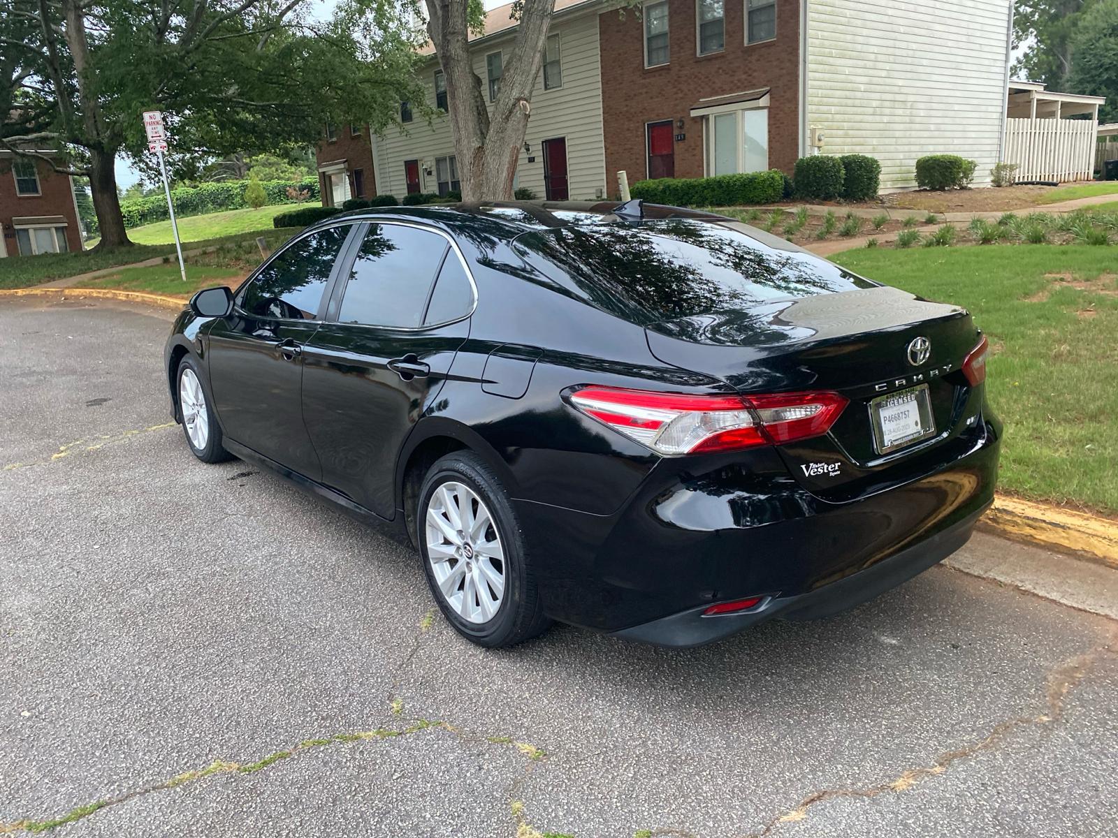 car standing at road