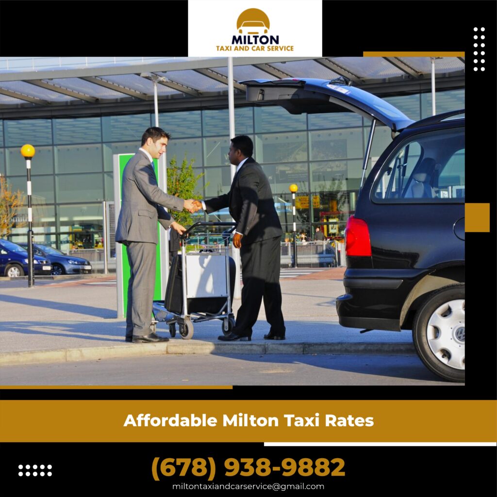 Affordable Milton Taxi Rates